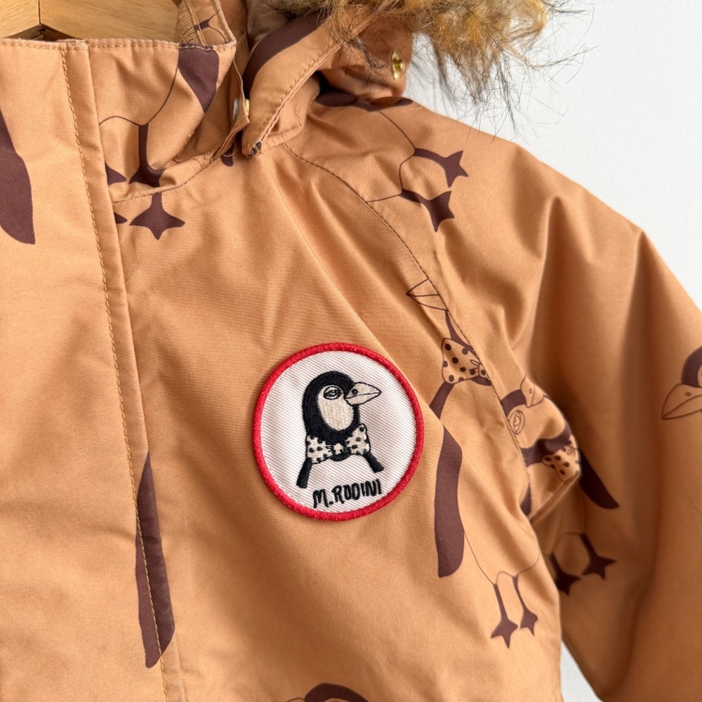 MINI RODINI • Penguin K2 Parka in Beige - Picture 4 of 15